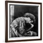 Jane Morris, Posed by Dante Gabriel Rossetti, 1865 (Albumen Print)-John R. Parsons-Framed Giclee Print