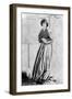 Jane Morris, Posed by Dante Gabriel Rossetti, 1865 (Albumen Print)-John R. Parsons-Framed Giclee Print