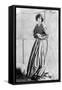 Jane Morris, Posed by Dante Gabriel Rossetti, 1865 (Albumen Print)-John R. Parsons-Framed Stretched Canvas