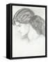 Jane Morris, the Wife of William Morris-Dante Gabriel Rossetti-Framed Stretched Canvas