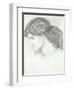 Jane Morris, the Wife of William Morris-Dante Gabriel Rossetti-Framed Giclee Print