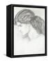 Jane Morris, the Wife of William Morris-Dante Gabriel Rossetti-Framed Stretched Canvas