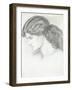 Jane Morris, the Wife of William Morris-Dante Gabriel Rossetti-Framed Giclee Print