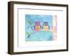 Jane Owl Pair-null-Framed Premium Giclee Print