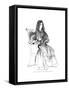 Jane Porter-Daniel Maclise-Framed Stretched Canvas