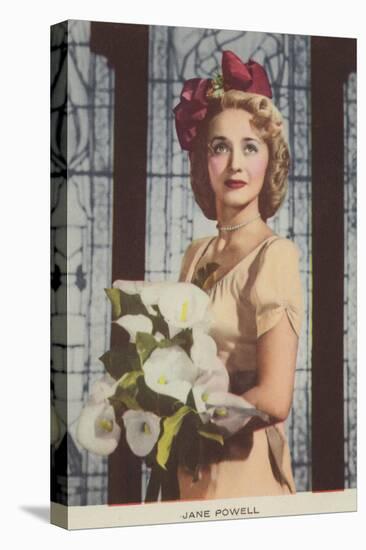 Jane Powell, American Actress and Film Star-null-Stretched Canvas