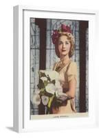 Jane Powell, American Actress and Film Star-null-Framed Photographic Print