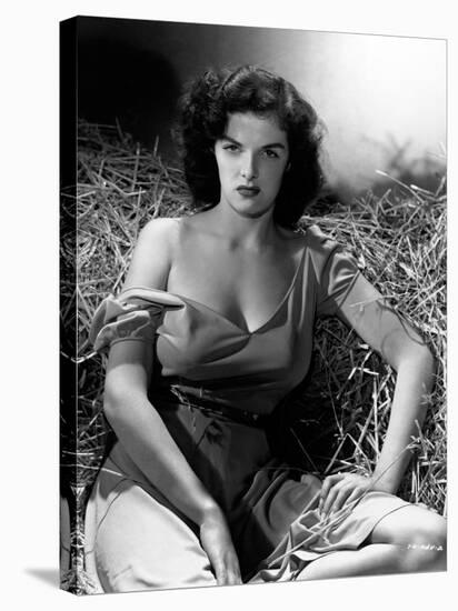 Jane Russell. "The Outlaw" 1943, Directed by Howard Hughes-null-Stretched Canvas