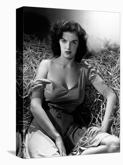 Jane Russell. "The Outlaw" 1943, Directed by Howard Hughes-null-Stretched Canvas