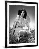 Jane Russell. "The Outlaw" 1943, Directed by Howard Hughes-null-Framed Photographic Print