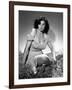 Jane Russell. "The Outlaw" 1943, Directed by Howard Hughes-null-Framed Photographic Print