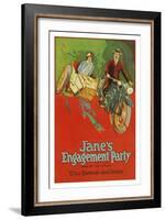 Jane's Engagement Party-null-Framed Art Print