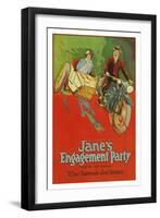 Jane's Engagement Party-null-Framed Art Print