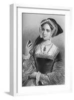 Jane Seymour (1509-153), the Third Wife of King Henry VIII, 1851-B Eyles-Framed Giclee Print