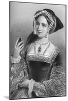 Jane Seymour (1509-153), the Third Wife of King Henry VIII, 1851-B Eyles-Mounted Giclee Print