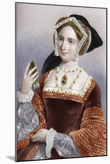 Jane Seymour (1509-1537), the third wife of King Henry VIII, 1851-B Eyles-Mounted Giclee Print