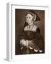 Jane Seymour, 1536-Hans Holbein the Younger-Framed Giclee Print