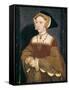 Jane Seymour, Queen of England-Hans Holbein the Younger-Framed Stretched Canvas