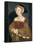 Jane Seymour, Queen of England-Hans Holbein the Younger-Framed Stretched Canvas