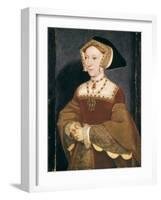 Jane Seymour, Queen of England-Hans Holbein the Younger-Framed Art Print