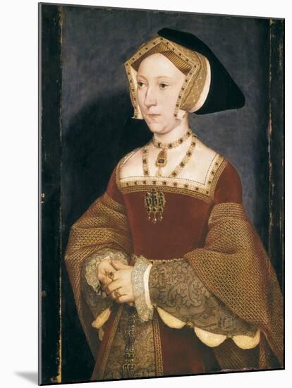 Jane Seymour, Queen of England-Hans Holbein the Younger-Mounted Art Print