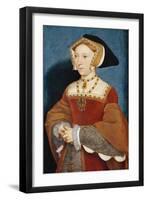 Jane Seymour, Queen of England-Hans Holbein the Younger-Framed Premium Giclee Print