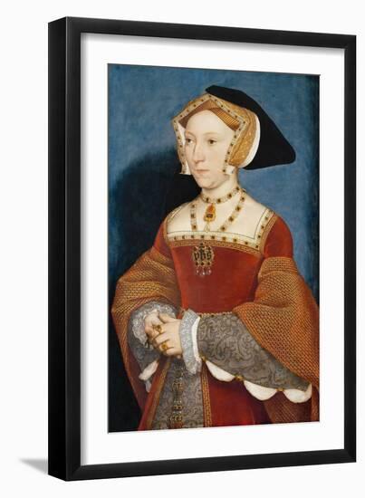 Jane Seymour, Queen of England-Hans Holbein the Younger-Framed Premium Giclee Print
