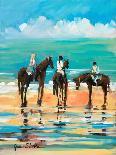 Horses on the Beach-Jane Slivka-Art Print