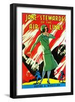 Jane, Stewardes of the Air Lines-Two Taylors-Framed Art Print