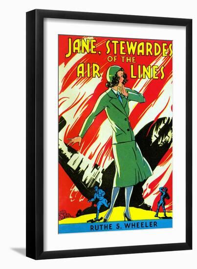 Jane, Stewardes of the Air Lines-Two Taylors-Framed Art Print