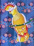 Red parrot, 2021, (oil on canvas)-Jane Tattersfield-Giclee Print