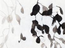 Leaves in Black and White-Janel Bragg-Art Print