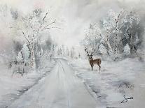 A Winters Drive-Janelle Nichol-Giclee Print