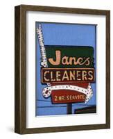 Janes's Cleaners, 2006-Peter Wilson-Framed Giclee Print