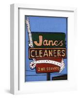 Janes's Cleaners, 2006-Peter Wilson-Framed Giclee Print