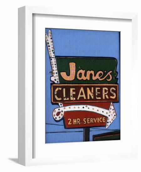 Janes's Cleaners, 2006-Peter Wilson-Framed Giclee Print