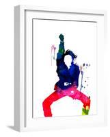 Janet Jackson Watercolor-Lana Feldman-Framed Art Print