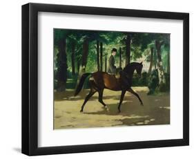 Janet Johnstone Exercising in Rotten Row, London-Doris Clare Zinkeisen-Framed Giclee Print