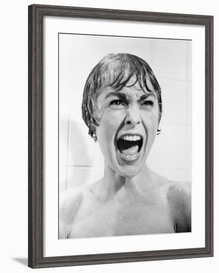 Janet Leigh. 1960 "Psycho" Directed by Alfred Hitchcock-null-Framed Photographic Print