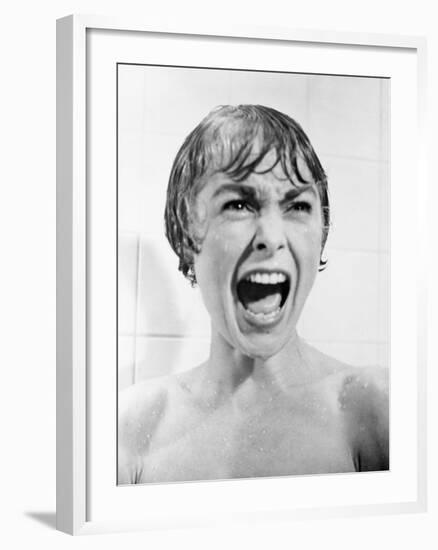 Janet Leigh. 1960 "Psycho" Directed by Alfred Hitchcock-null-Framed Photographic Print