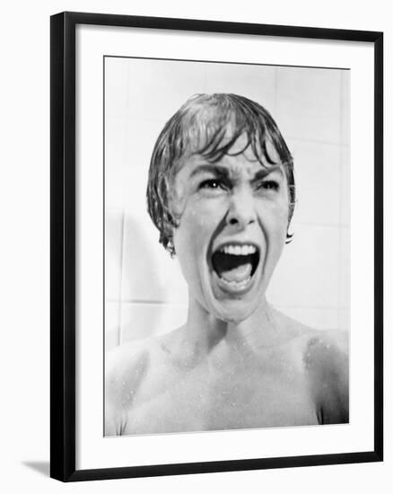 Janet Leigh. 1960 "Psycho" Directed by Alfred Hitchcock-null-Framed Photographic Print