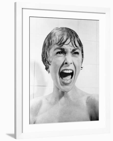 Janet Leigh. 1960 "Psycho" Directed by Alfred Hitchcock-null-Framed Photographic Print