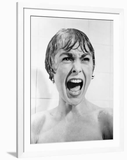 Janet Leigh. 1960 "Psycho" Directed by Alfred Hitchcock-null-Framed Photographic Print