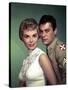 Janet Leigh and Tony Curtis THE PERFECT FURLOUGH, 1958 directed by BLAKE EDWARDS (photo)-null-Stretched Canvas