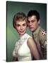 Janet Leigh and Tony Curtis THE PERFECT FURLOUGH, 1958 directed by BLAKE EDWARDS (photo)-null-Stretched Canvas