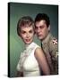 Janet Leigh and Tony Curtis THE PERFECT FURLOUGH, 1958 directed by BLAKE EDWARDS (photo)-null-Stretched Canvas