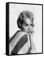 Janet Leigh (b/w photo)-null-Framed Stretched Canvas