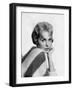 Janet Leigh (b/w photo)-null-Framed Photo