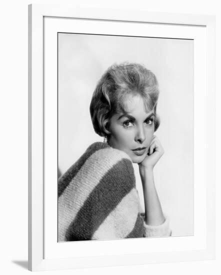 Janet Leigh (b/w photo)-null-Framed Photo