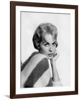 Janet Leigh (b/w photo)-null-Framed Photo